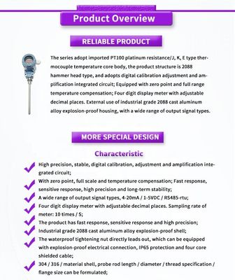 High Accuracy UNIVO UBW500Y Temperature Sensors Transmitters with Digital Calibration