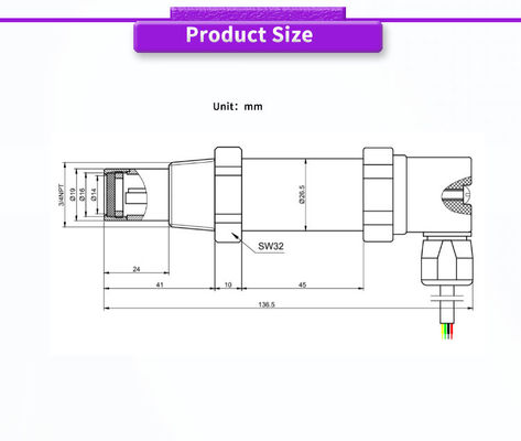 UNIVO High Precision UBPT100Y Digital Temperature and Humidity Sensor for Greenhouse