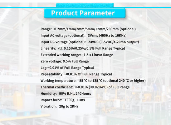 Customized Support OEM UNIVO High-Temperature High-Voltage Linear Displacement Sensor