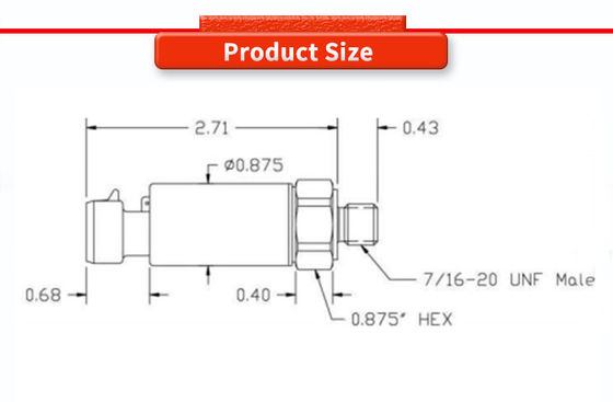 AST2000-1569 Pressure sensor 0.5-4.5V out Pressure-1-2Bar Transducer for Measuring Gases and Liquids