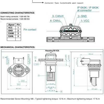 Digital Vehicle Sensor Module for Accurate Temperature Humidity and Pressure Readings