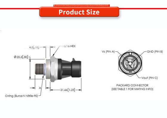 TE UBM71H2Y EC-79 5VDC Power Supply Hydrogen Storage Pressure Sensor For Mobility