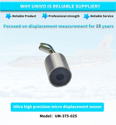 UNIVO AC Range 0.63-50mm High Temperature Mini Displacement Sensor LVDT for Industrial