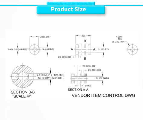 UNIVO AC Range 0.63-50mm High Temperature Mini Displacement Sensor LVDT for Industrial