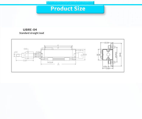 UBRE-O4Y Resistance Type Displacement Sensor For Automation Applications ODM