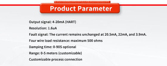 Customized Dust Scenarios Radar Level Gauge UNIVO UBLG-120Y for Liquid Level Monitoring