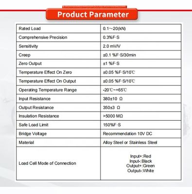 Univo UBWP307Y Mechanical Arm Small Electronic Scale Force Measurement Tension and Compression Weighing Force Sensors