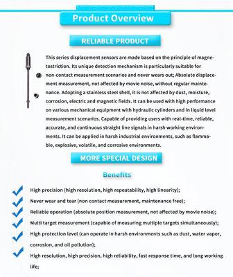 UBCZ-1000Y Industrial Grade Hydraulic Cylinder Water Oil Level Magnetic Sensor