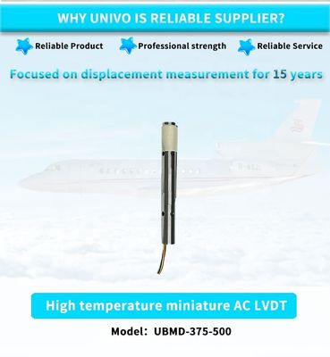 0.375 Inch Diameter UM-375-500 LVDT High Precision Micro Linear Displacement Sensor
