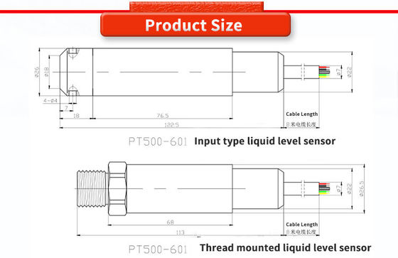 Oil Level Transmitter For Monitoring Position And Liquid Level Measurement Range 0.5-100m