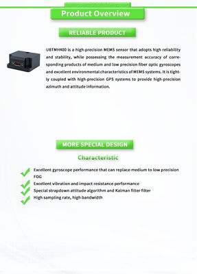 Stable Attitude FOG Gyro Navigation System Fiber Optic Gyroscope Sensor UBTMH400Y