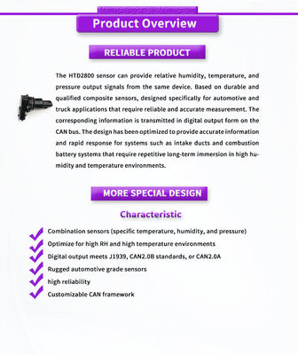 Digital Vehicle Sensor Module for Accurate Temperature Humidity and Pressure Readings