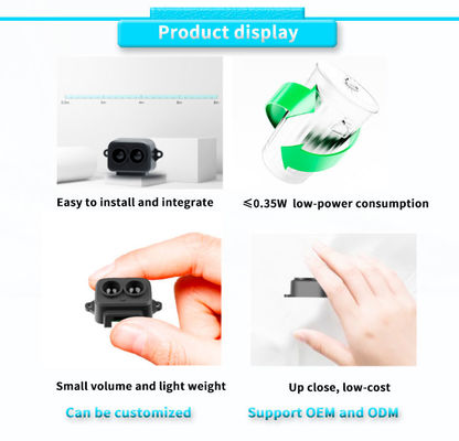 Mini UBJG-01 Laser Distance Sensor For Traffic Flow Measurement 0.2m-8m