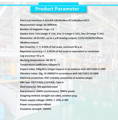 UBCZ-1000Y Industrial Grade Hydraulic Cylinder Water Oil Level Magnetic Sensor